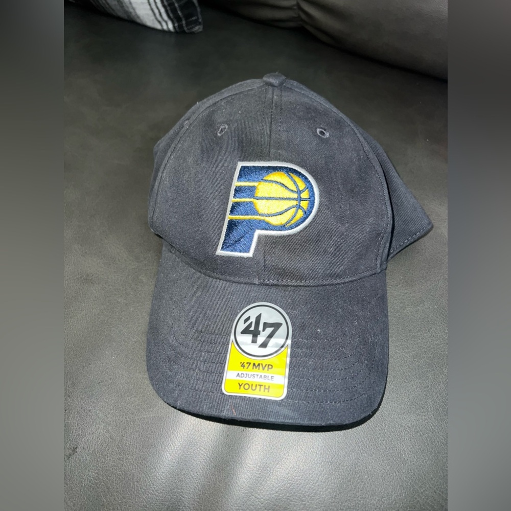 Navy Blue Indiana Pacer Adjustable Youth Baseball Cap